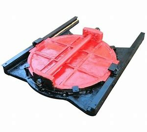 型暗(an)杆式鑄鐵鑲(xiāng)銅圓閘門